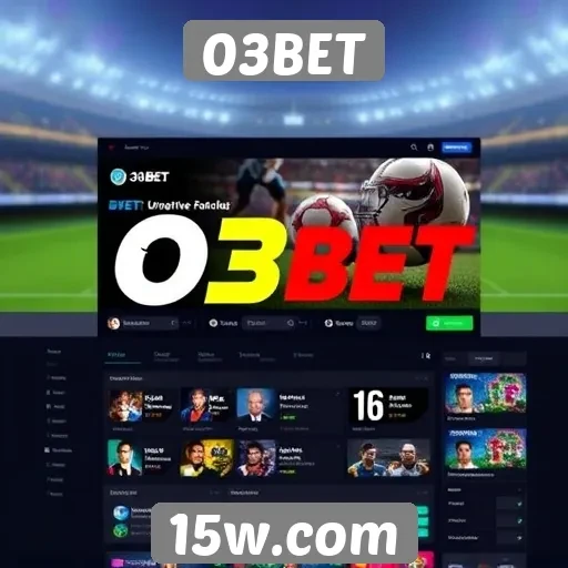 Análise da interface do usuário do site 03BET