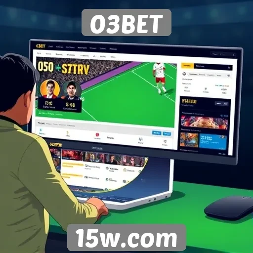 Avaliação da interface do usuário do site 03BET
